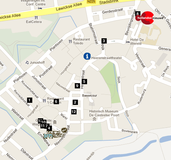 Popronde Wageningen 2012 informatie op Festivalinfo
