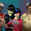 Foto Op het witte doek: Gorillaz