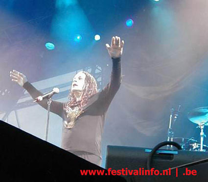 Ozzy Osbourne op Ozzfest 2002 foto