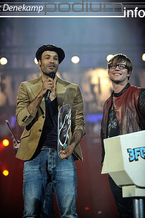 Alain Clark op 3FM Awards - 23/4 - de Gashouder foto