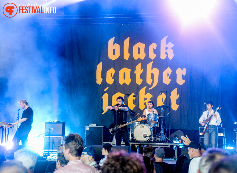 Black Leather Jacket op Vestrock 2025 foto