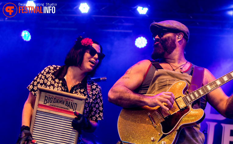 The Reverend Peyton's Big Damn Band op Ribs & Blues 2025 foto
