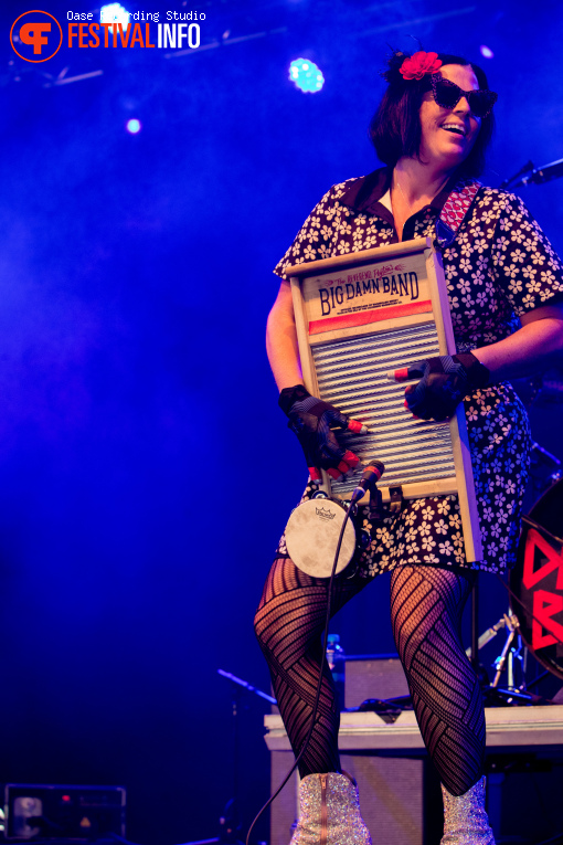 The Reverend Peyton's Big Damn Band op Ribs & Blues 2025 foto