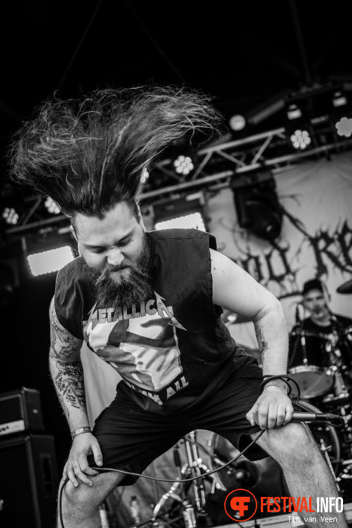 Blood Red Throne op Into The Grave 2025 - Zaterdag foto