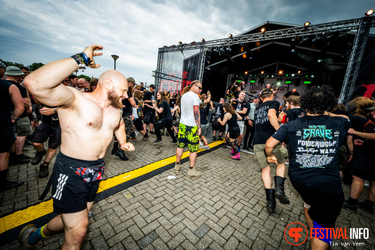 Blood Red Throne op Into The Grave 2025 - Zaterdag foto