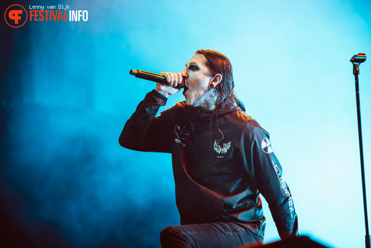 Motionless in White op Jera On Air 2025 - Donderdag foto