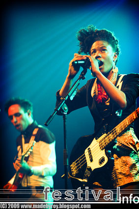 Noisettes op Polsslag 2009 foto