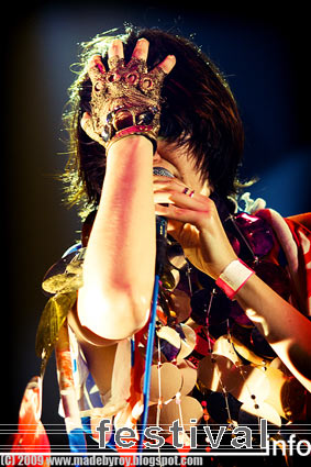 Yeah Yeah Yeahs op Polsslag 2009 foto