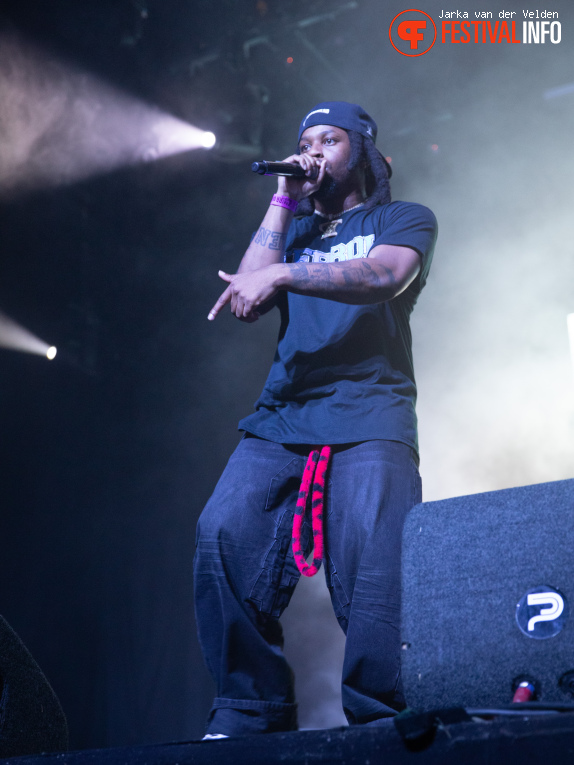 Denzel Curry op Jera On Air 2025 - Zaterdag foto