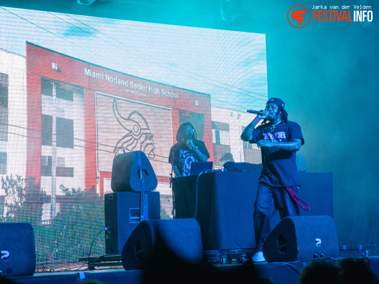 Denzel Curry op Jera On Air 2025 - Zaterdag foto