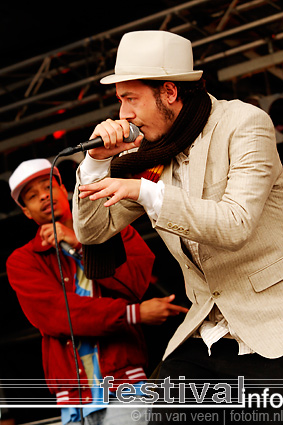 Cartes & Kleine Jay op Bevrijdingsfestival Flevoland 2009 foto