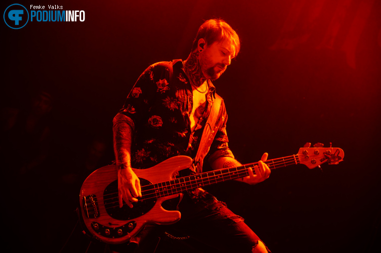 Drowning Pool op Drowning Pool - 13/08 - Poppodium Volt foto