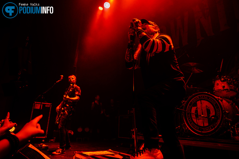 Drowning Pool op Drowning Pool - 13/08 - Poppodium Volt foto
