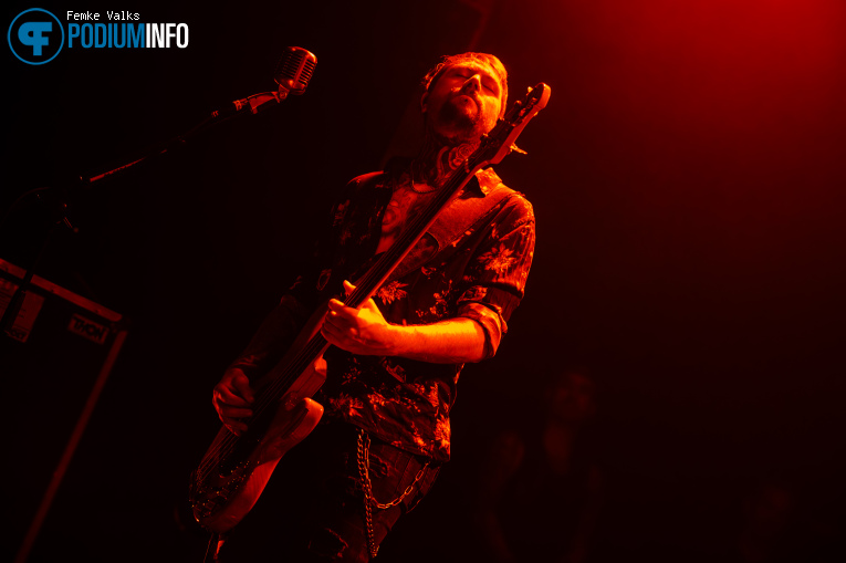 Drowning Pool op Drowning Pool - 13/08 - Poppodium Volt foto