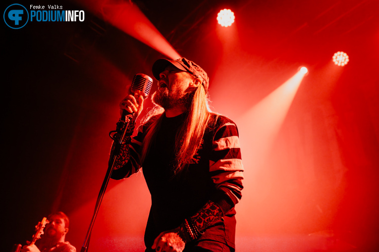 Drowning Pool op Drowning Pool - 13/08 - Poppodium Volt foto