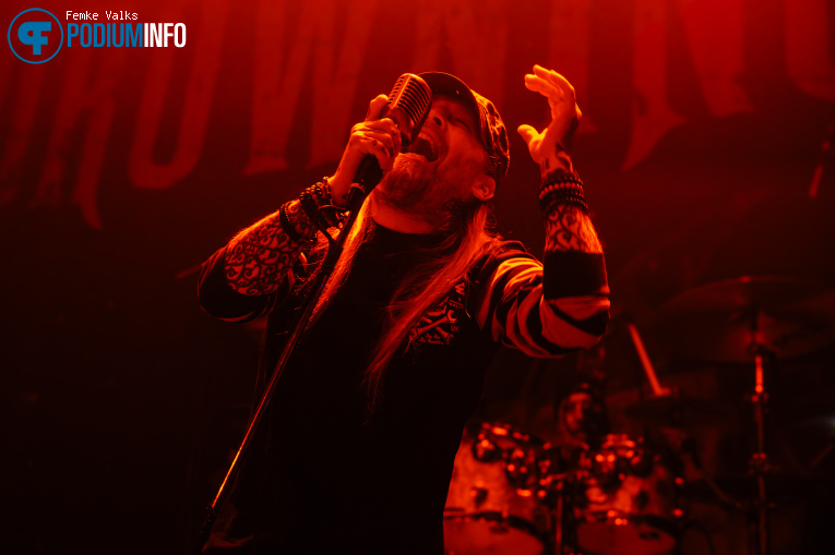 Drowning Pool op Drowning Pool - 13/08 - Poppodium Volt foto