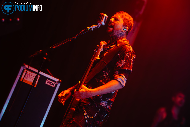 Drowning Pool op Drowning Pool - 13/08 - Poppodium Volt foto