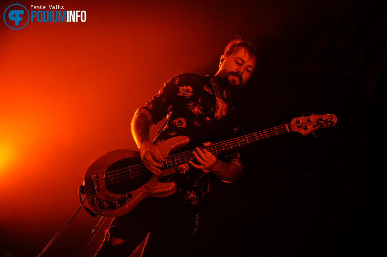 Drowning Pool op Drowning Pool - 13/08 - Poppodium Volt foto