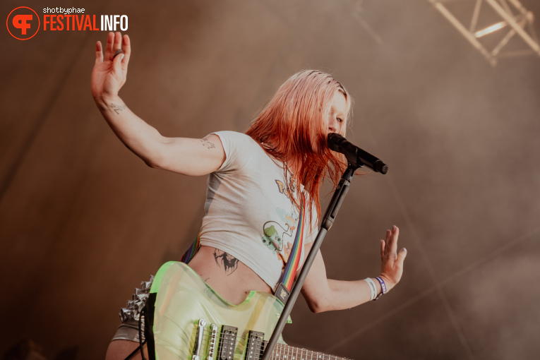 Wet Leg op Cabaret Vert 2025 foto