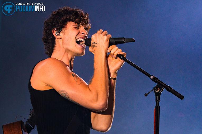 Shawn Mendes op Shawn Mendes - 20/08 - Ziggo Dome foto