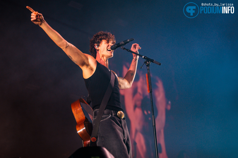 Shawn Mendes op Shawn Mendes - 20/08 - Ziggo Dome foto