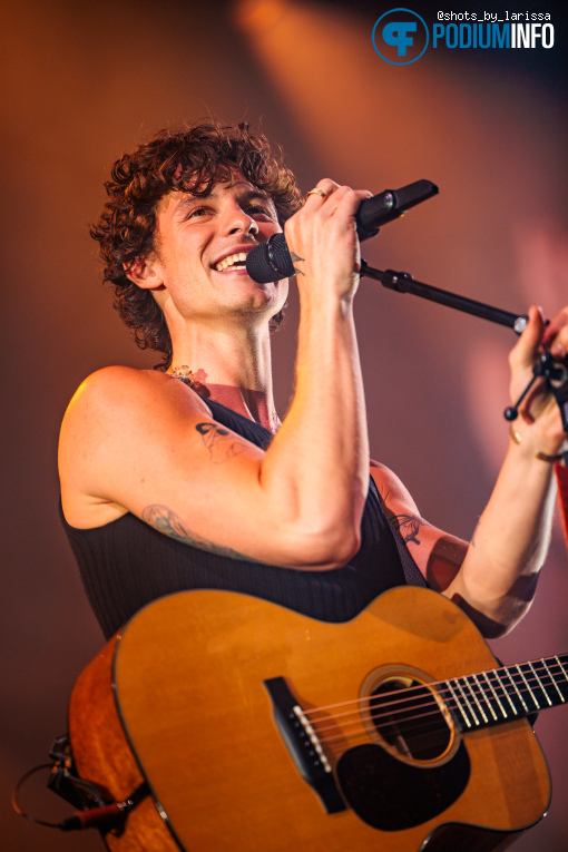 Shawn Mendes op Shawn Mendes - 20/08 - Ziggo Dome foto