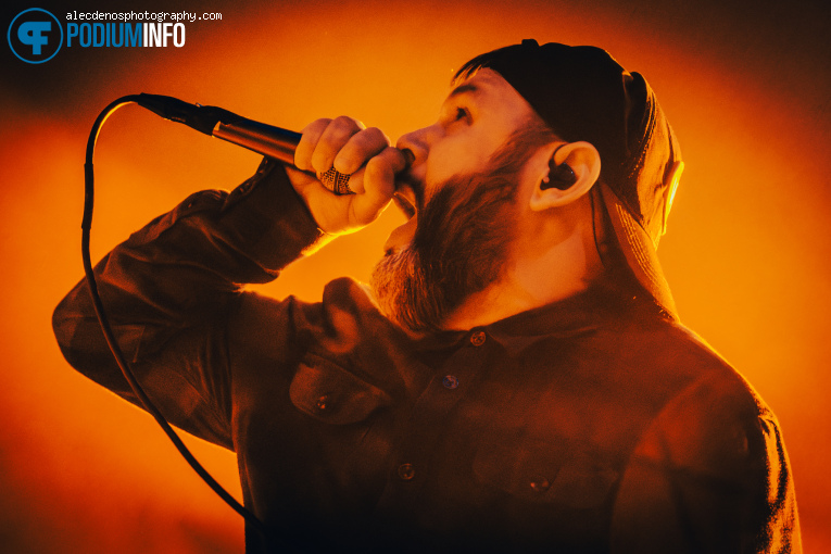 After The Burial op Bleed From Within - 08/10 - 013 foto
