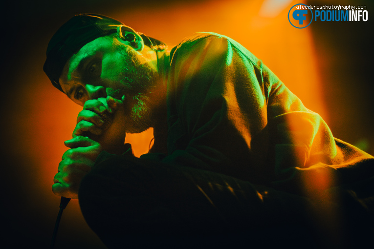 After The Burial op Bleed From Within - 08/10 - 013 foto