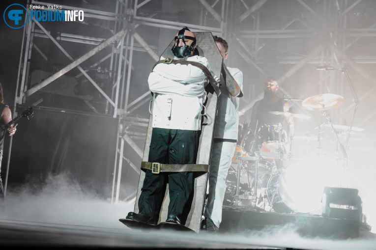 Disturbed op Disturbed - 14/10 - Ziggo Dome foto