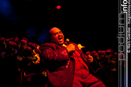 Solomon Burke op Solomon Burke - 27/5 - Effenaar foto