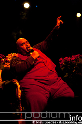 Solomon Burke op Solomon Burke - 27/5 - Effenaar foto