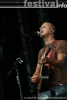 Milow op Pinkpop 2009 foto