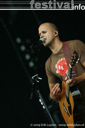 Milow op Pinkpop 2009 foto