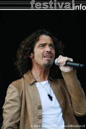 Chris Cornell op Pinkpop 2009 foto