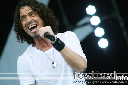 Chris Cornell op Pinkpop 2009 foto