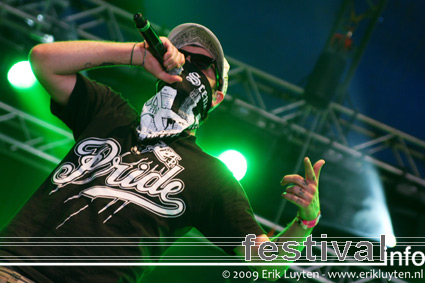 Hollywood Undead op Pinkpop 2009 foto