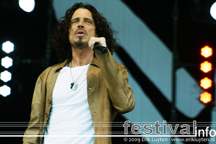 Chris Cornell op Pinkpop 2009 foto