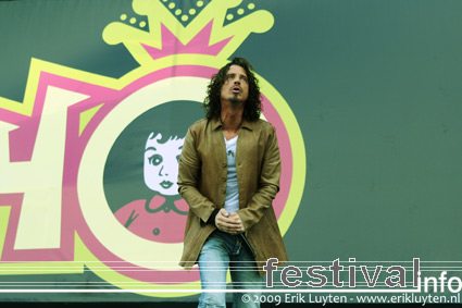 Chris Cornell op Pinkpop 2009 foto