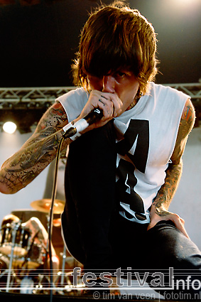 Bring Me The Horizon op Wâldrock 2009 foto