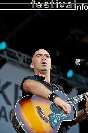 Ed Kowalczyk op Parkpop 2009 foto