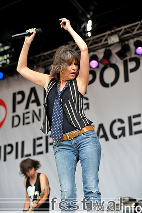 The Pretenders op Parkpop 2009 foto