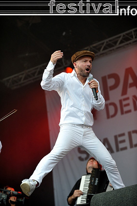 Shantel & Bucovina Club Orkestar op Parkpop 2009 foto