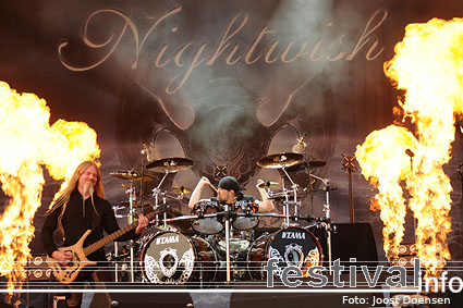 Nightwish op Graspop Metal Meeting 2009 foto