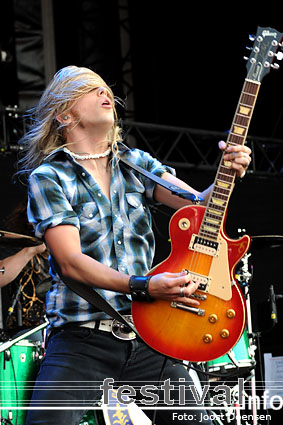 Black Stone Cherry op Graspop Metal Meeting 2009 foto