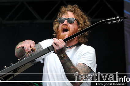 Mastodon op Graspop Metal Meeting 2009 foto