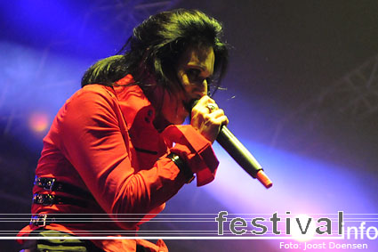 Lacuna Coil op Graspop Metal Meeting 2009 foto