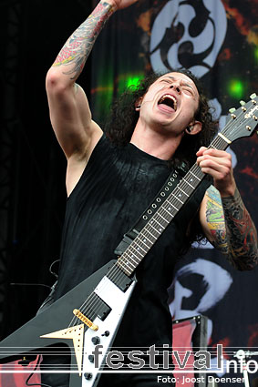 Trivium op Graspop Metal Meeting 2009 foto