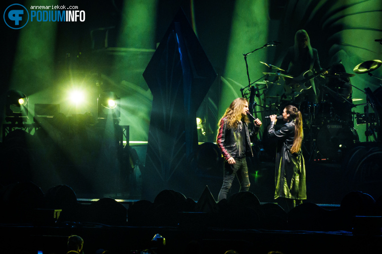 Amaranthe op Amaranthe en Epica - 07/02 - Ziggo Dome foto
