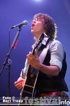 Jasper Erkens op Rock Werchter 2009 foto