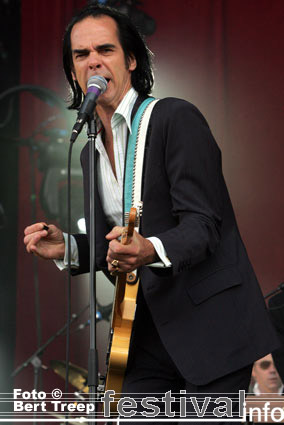 Nick Cave & the Bad Seeds op Rock Werchter 2009 foto